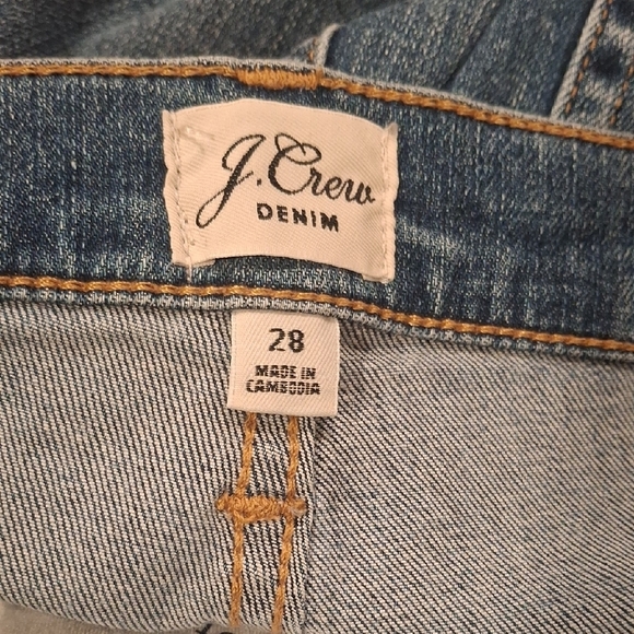J. Crew High Rise Blue Jeans Slim Fit - Picture 5 of 7